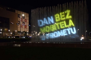 Zagrebačke fontane u znaku kampanje Dan bez mobitela u prometu